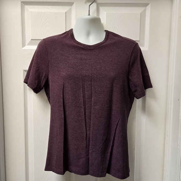 Lululemon 5 Year Basic Tee Heathered Cassis - Picture 2 of 5